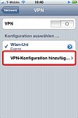 WLAN Konfiguration IPHONE 2.0 Bild 10