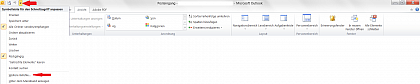 Outlook Header Zeile