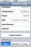 WLAN Konfiguration IPHONE 2.0 Bild 6