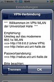 WLAN Konfiguration IPHONE 2.0 Bild 14