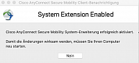 VPN Mac: Sytem extension enabled