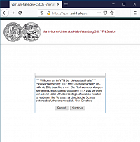 VPN: Disclaimer