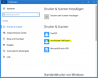 Einstellungen Drucker waehlen
